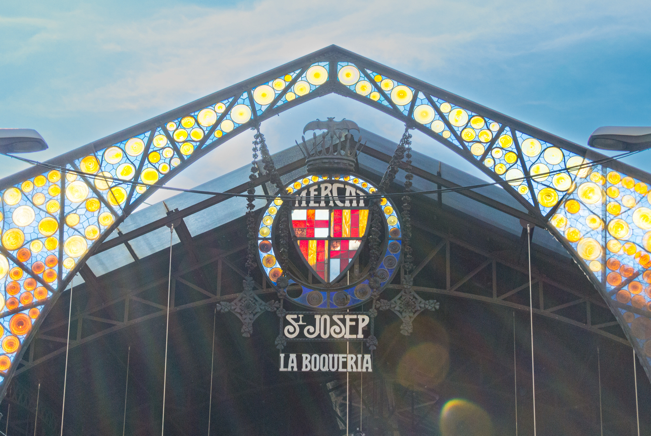 L'ingresso del Mercat de Sant Josep de la Boqueria