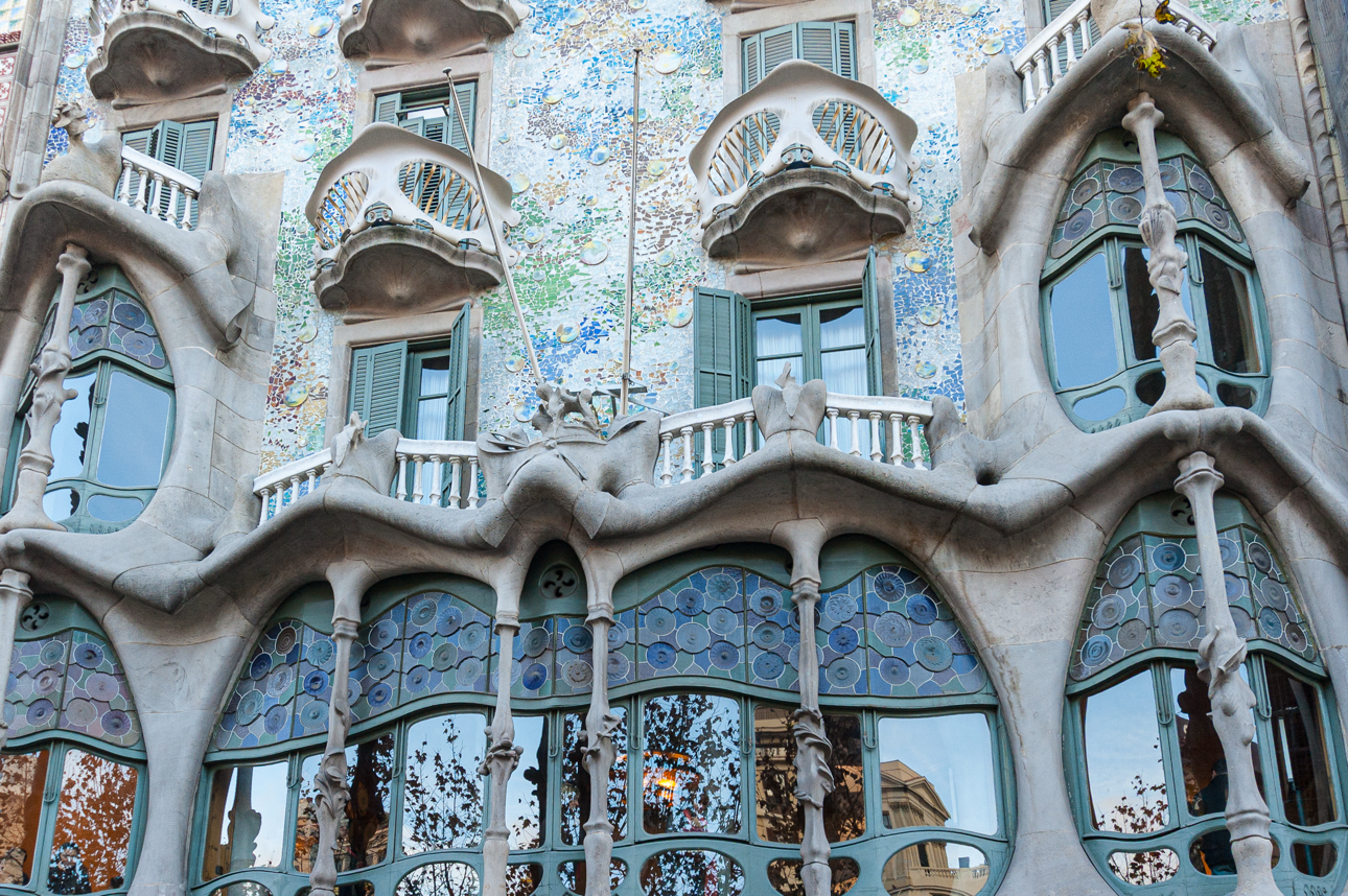 La facciata della Casa Batll&oacute;