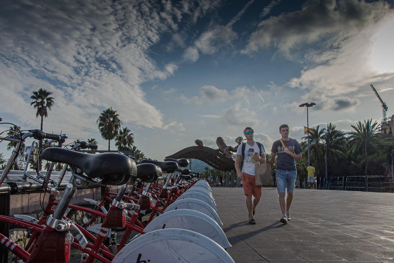 A passeggio alla Barceloneta