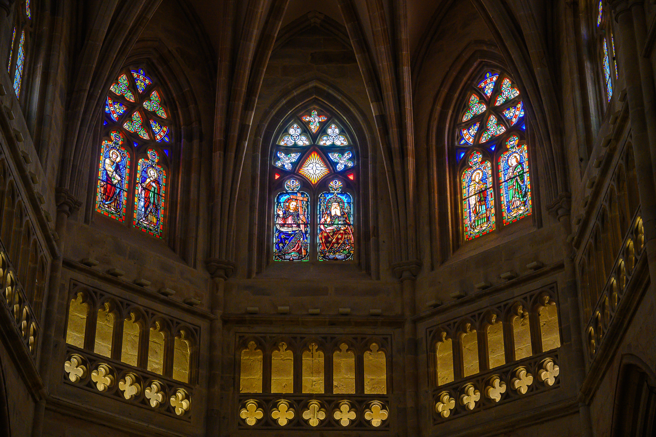 Interno della Cattedrale di Santiago o Cattedrale di Bilbao