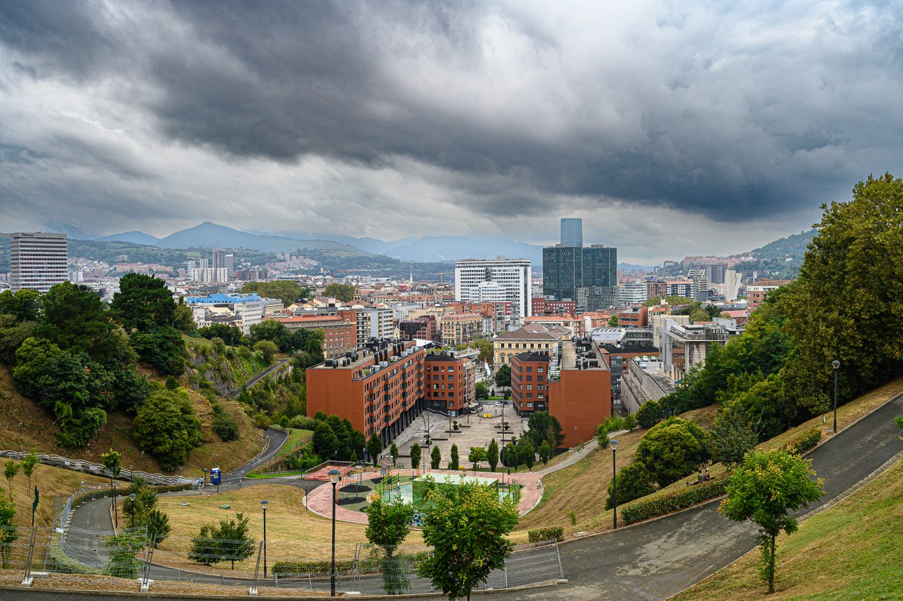 Vista panoramica della Plaza del Gas