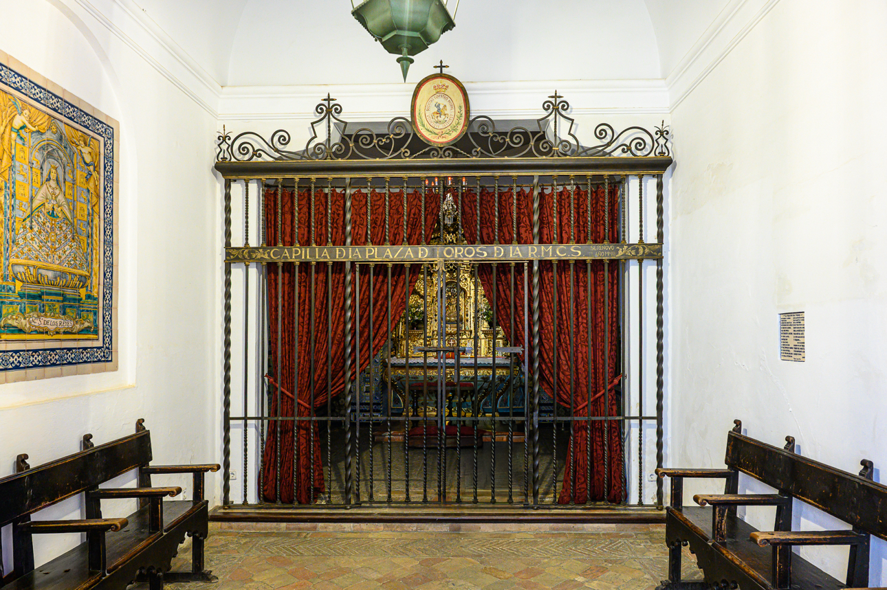 La Capilla de los Toreros (Cappella dei Toreri), dove i toreri pregavano prima di entrare nell'arena