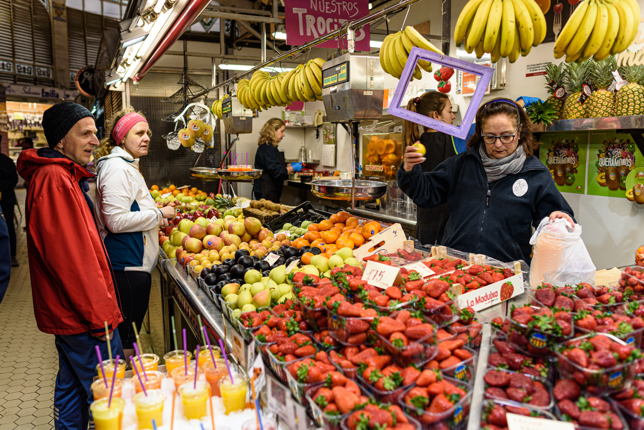 Tra i banchi del Mercado Central