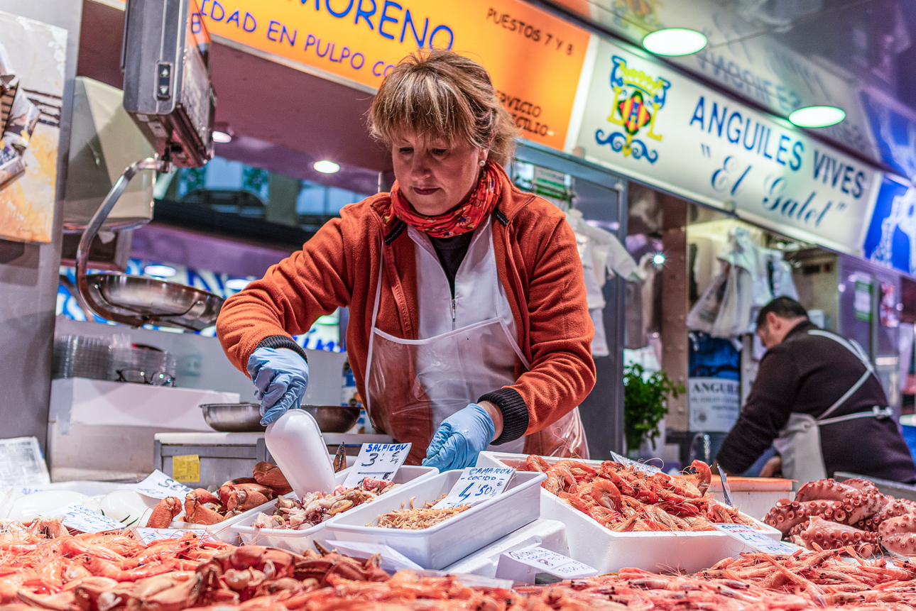 Tra i banchi del Mercado Central