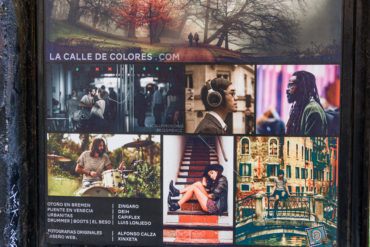 La Calle de Colores nel Barrio del Carmen Valenciano