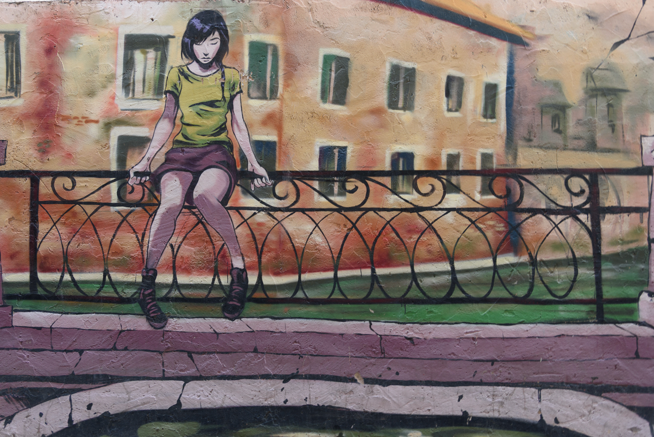 La Calle de Colores nel Barrio del Carmen Valenciano