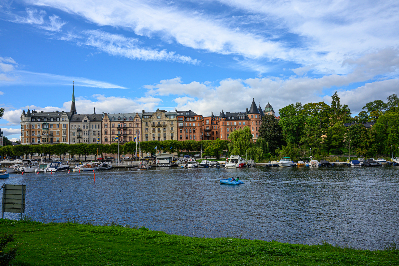 una vista di Strandv&auml;gen 