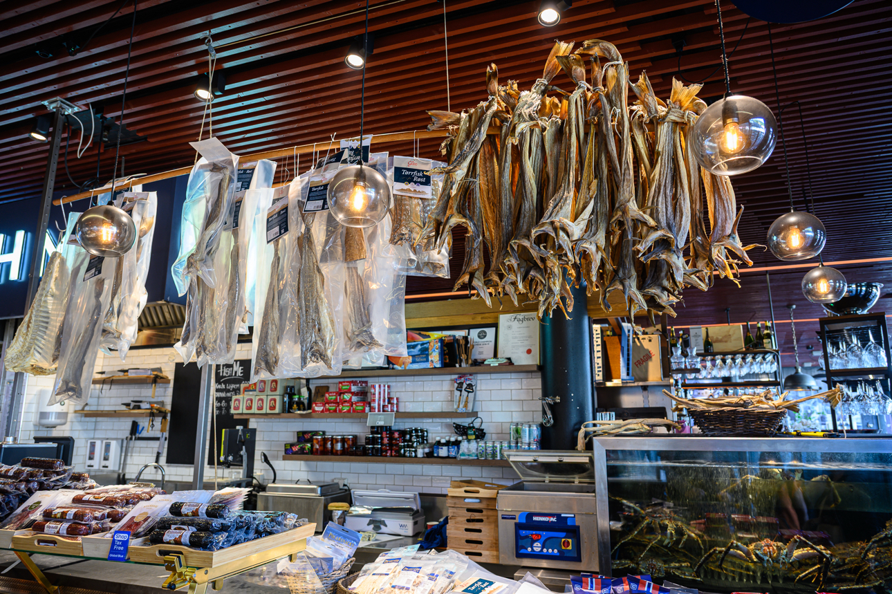 Non poteva mancare lo t&oslash;rrfisk, lo stoccafisso!