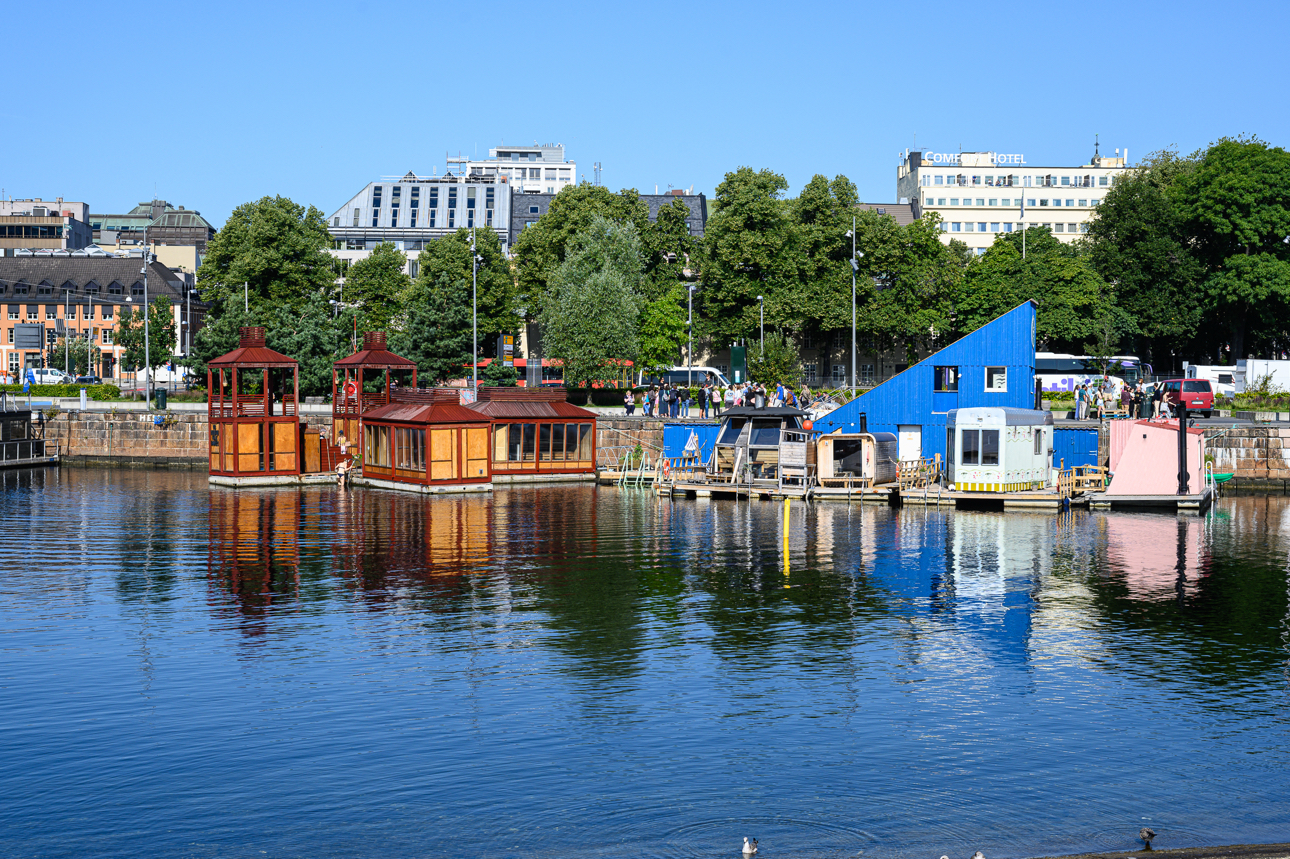 Ecco un particolare del lungomare di Oslo
