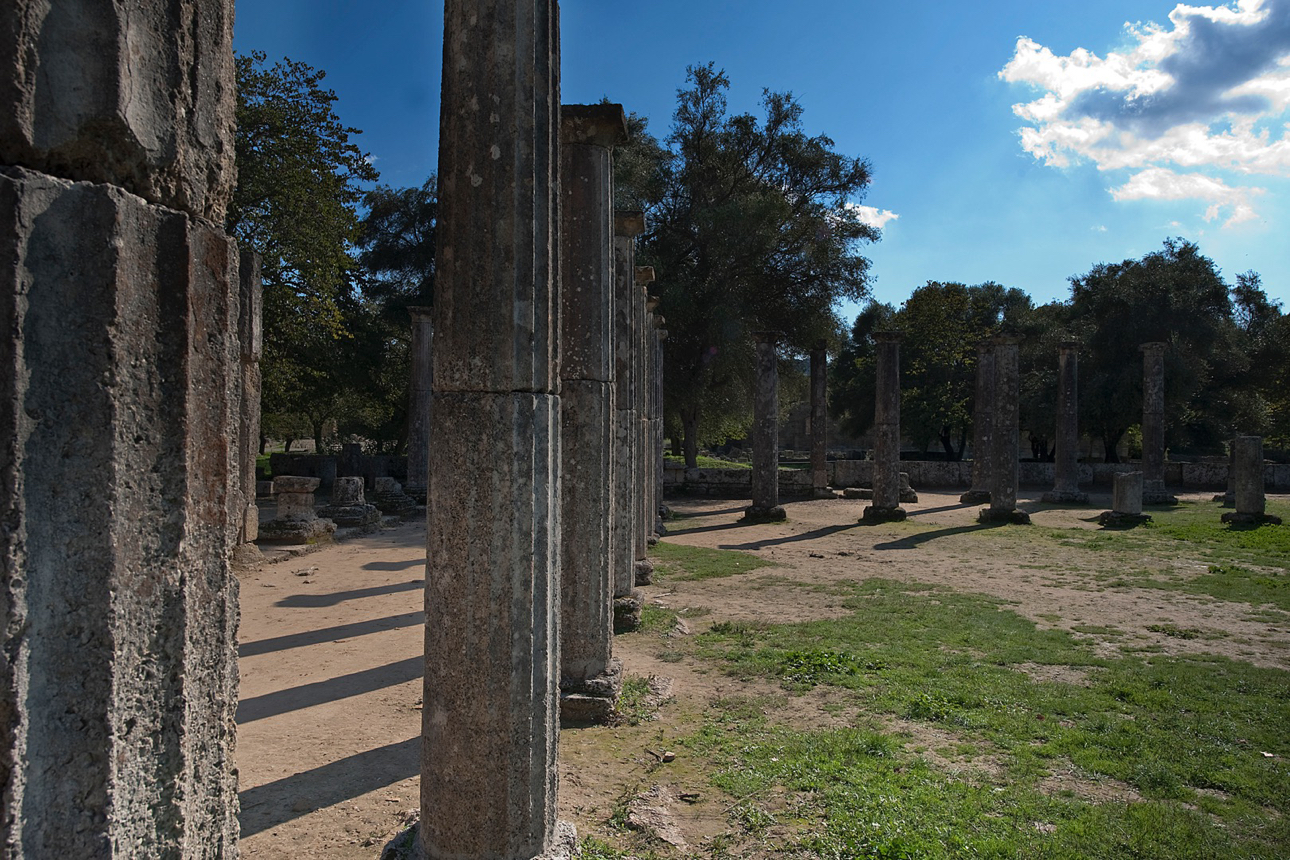 Le rovine di Olimpia. 