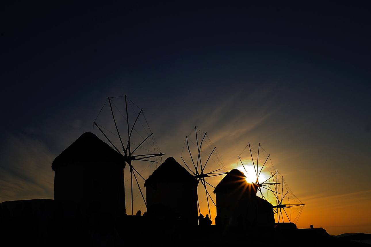 I mulini al tramonto