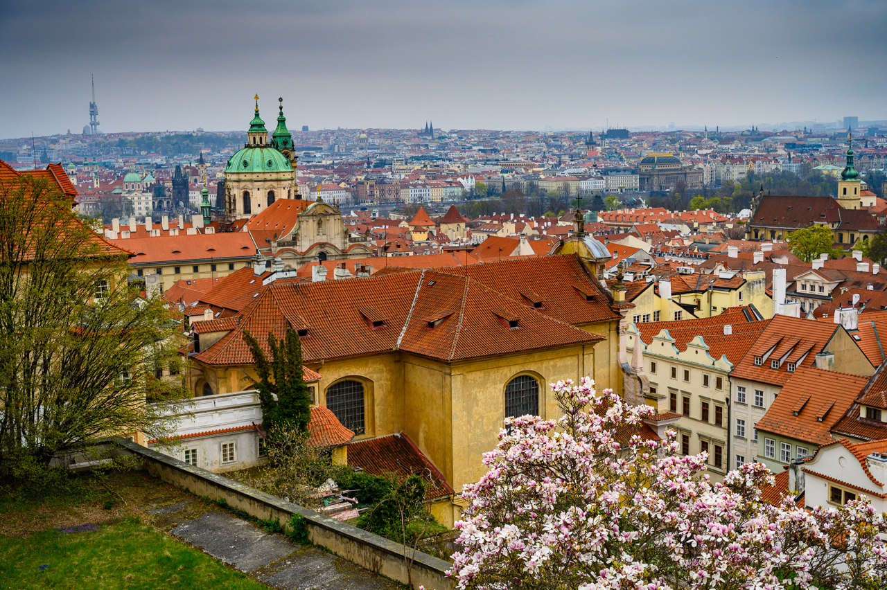 I tetti di Praga dal Castello