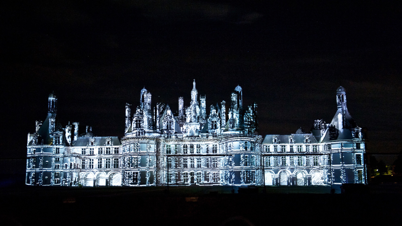 Spettacolo di suoni e luci sulla storia del Castello Di Chambord 
