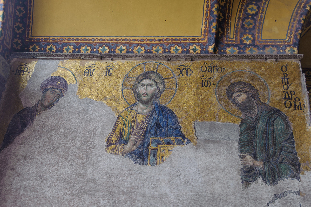 Il famoso mosaico della Deesis in Santa Sofia