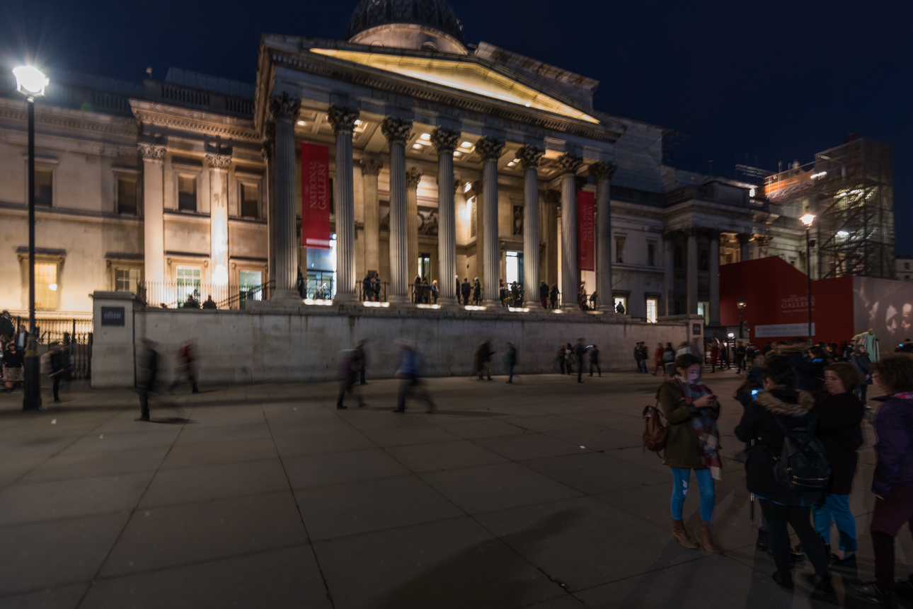 La National Gallery di Londra a Trafalgar Square