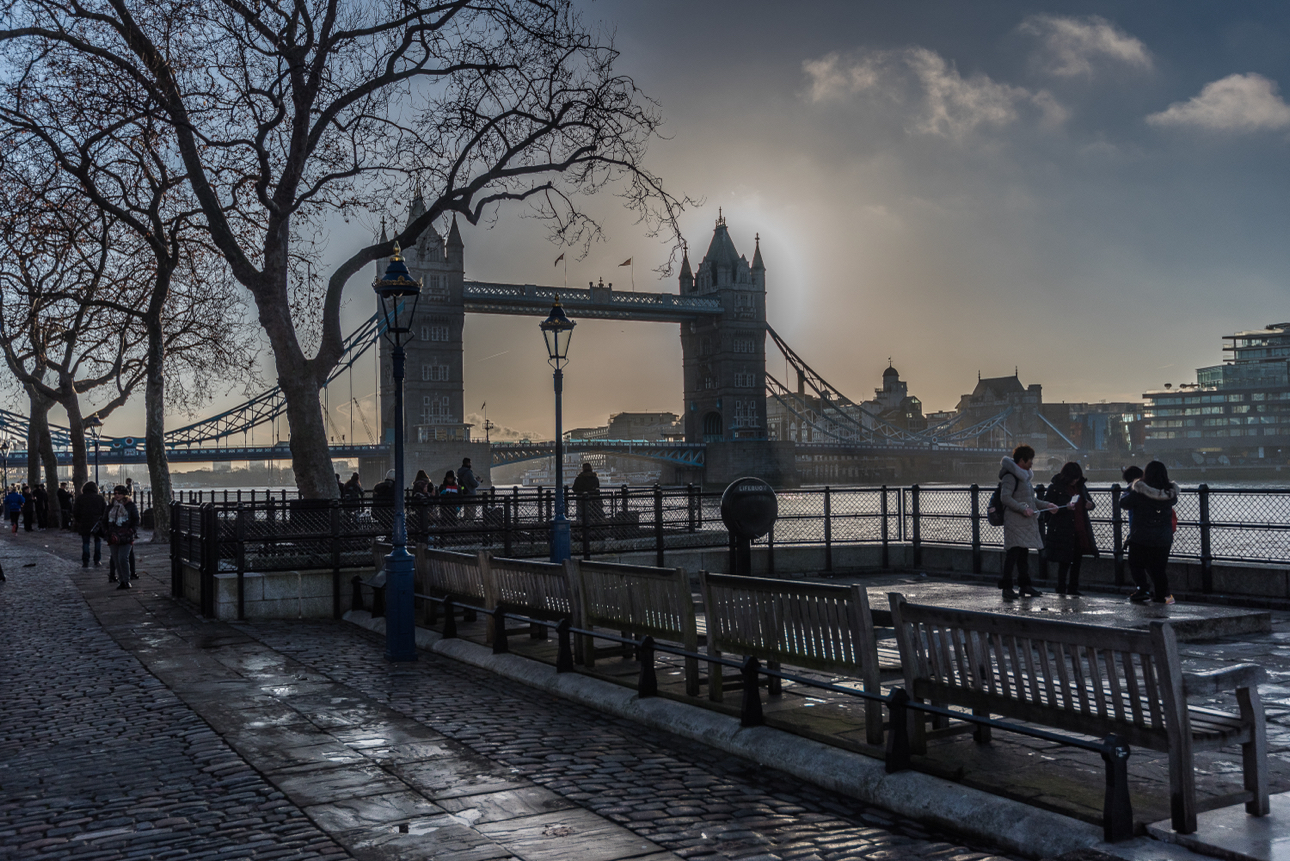 Il Tower Bridge dalla Torre di Londra