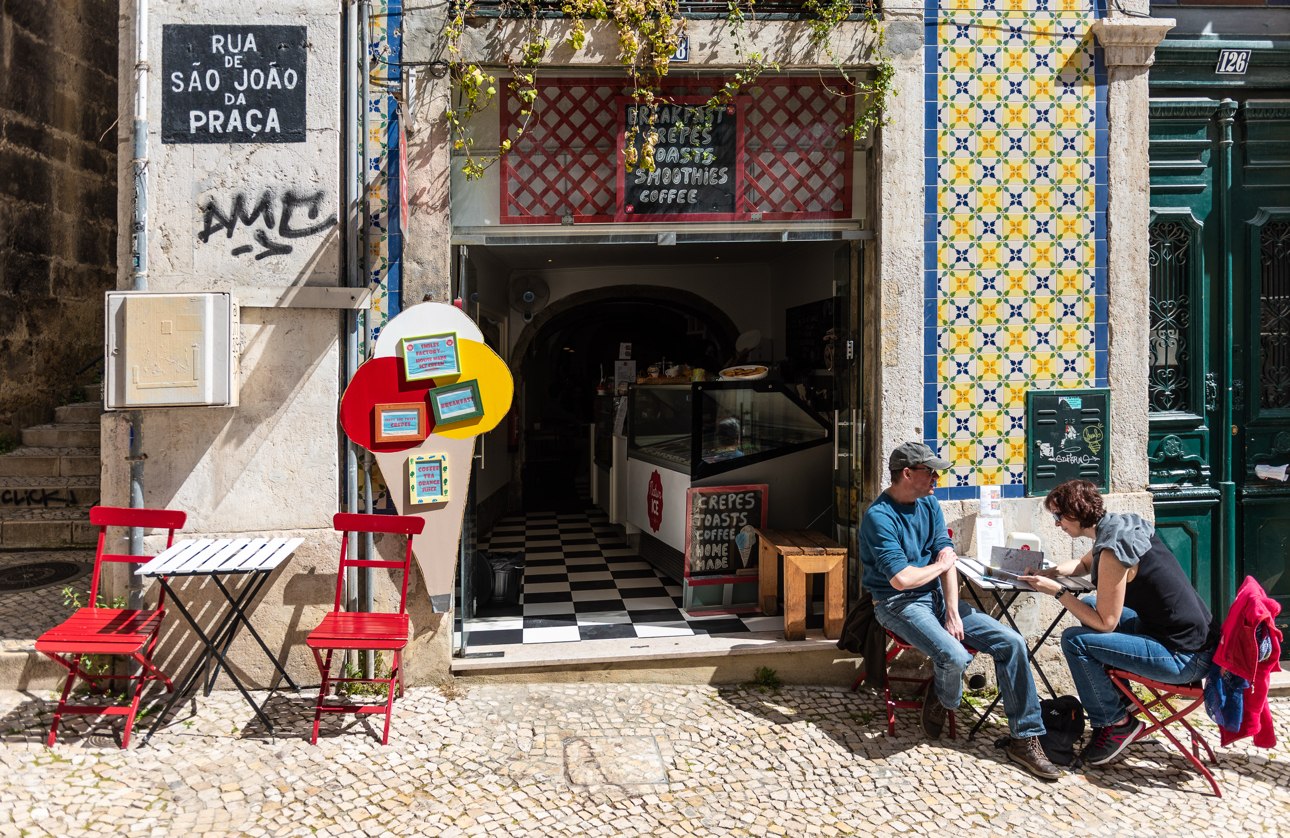 Rilassarsi al Caf&eacute; Lisbon