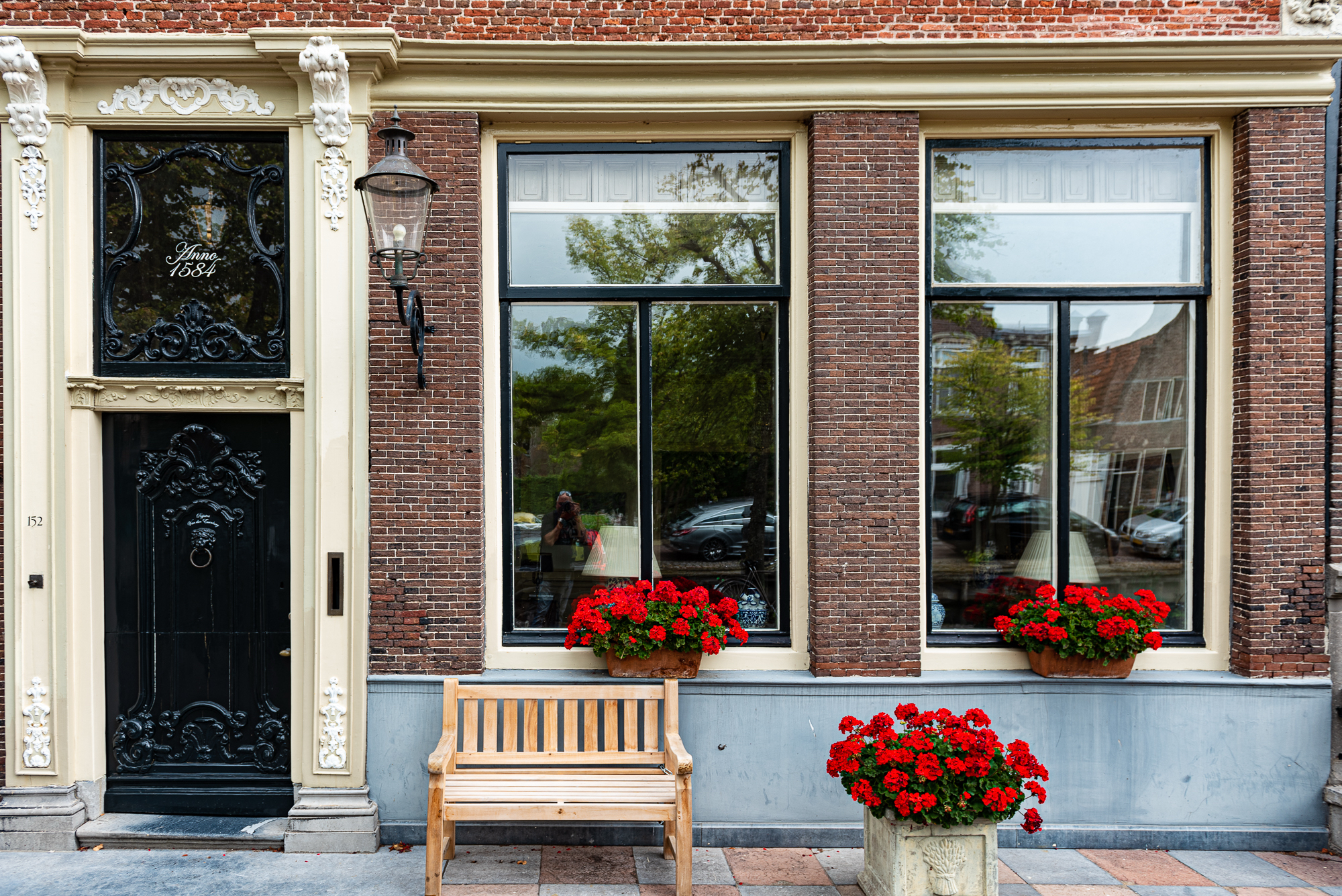 Una casa storica ad Edam, come si evince dall'iscrizione 