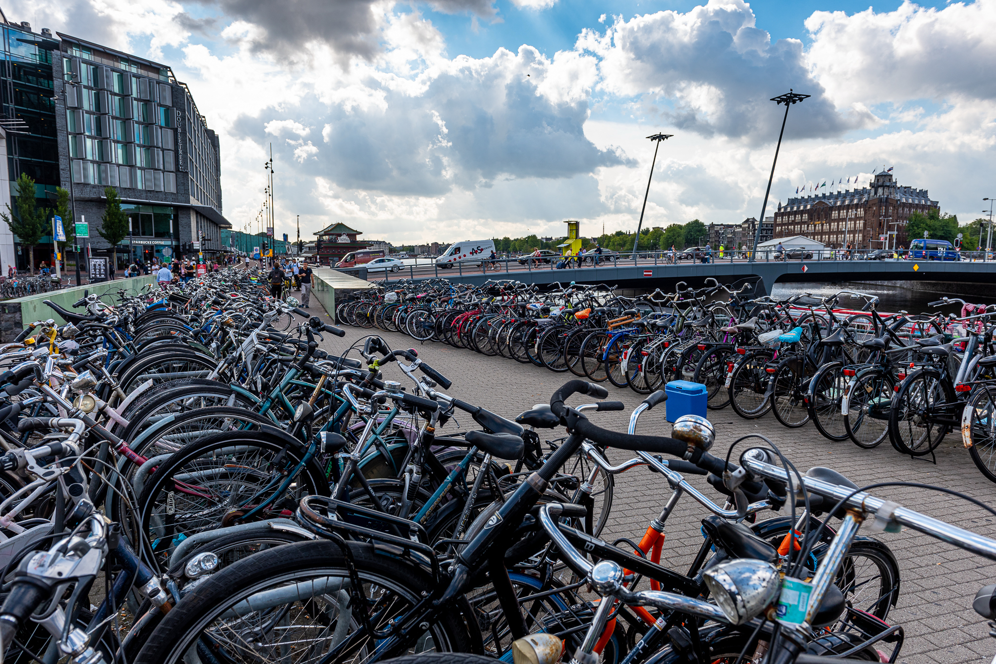 Il parcheggio di biciclette della Stazione Centrale